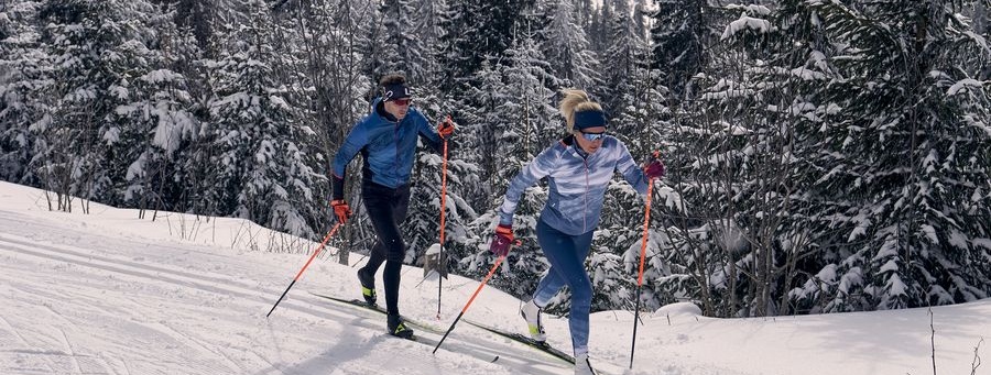 Mit Spaß - und Abstand - in die Loipe